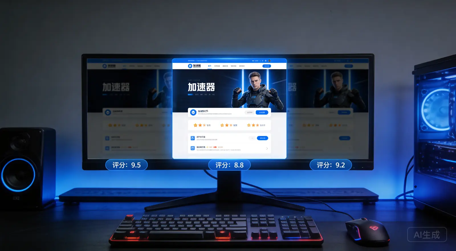 奇游加速器软件界面截图 - Qiy评测